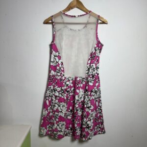 Vestido estampado rosa e branco floral – InTheStreet – tam G