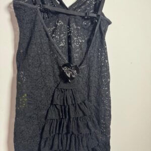 Babydoll preto com renda – Demillus – tam PP