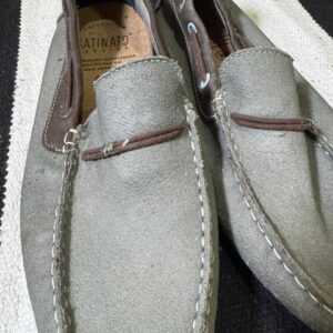 Mocassim cinza – Satinado – tam 38