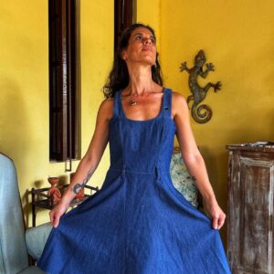 Vestido jeans – Dta – tam M