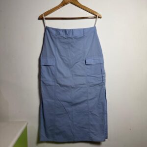 Saia midi cargo azul – Namine – tam P