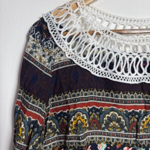 Blusa / cropped estampada boho – Cdh modas – tam M