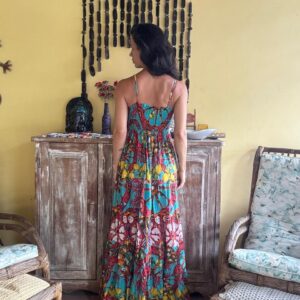 Vestido longo estampa marítima – Antica Santoria – tam U