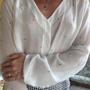 Camisa transparente poá – Open Up – tam P