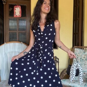 Vestido Poá – Ralph Lauren – tam P