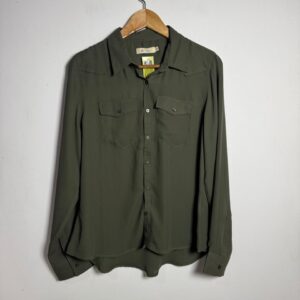 Camisa verde militar manga comprida – Alk Urban – tam 44