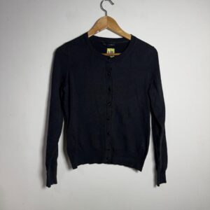 Sueter / Cardigã preto – Banana Republic – tam M