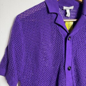 Camisa Tricô Roxo Pop – HeM – tam M