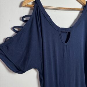 Vestido Navy Cut Out – Maria Rita – tam XG