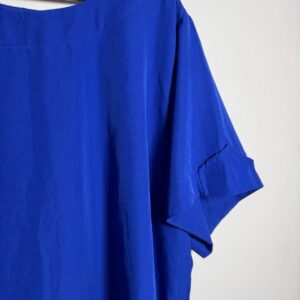 Blusa azul manga sino – Gudinne – tam 52