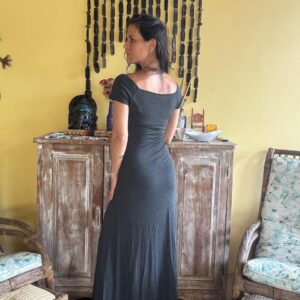 Vestido Longo Fenda Dupla – Mosaico – tam P