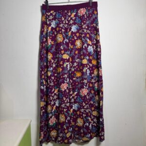 Saia longa estampa florida – Casual – tam GG