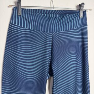 Legging estampa azul efeito óptico – tam M