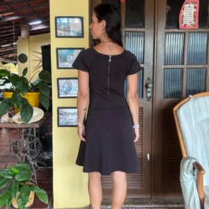 Vestido curto preto – Manoela – tam P
