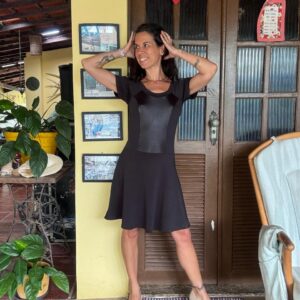 Vestido curto preto – Manoela – tam P