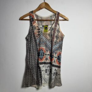 Blusa Regata Mix Étnico – Bobstore – tam P