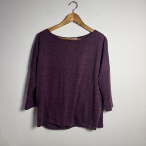 Camisa roxa com mangas 3/4 – Pool – tam P