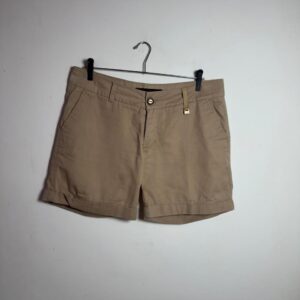 Bermuda de Sarja Bege com Barra Dobrada – Yessica – tam 44