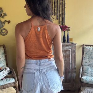 Short Jeans Delavê com Barra Desfiada – Dzarm – tam 38
