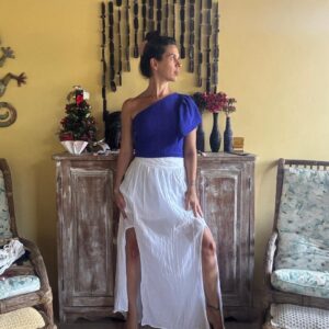 Saia longa branca – Zara – tam M