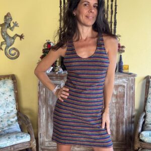 Vestido justo colorido – Farm – tam P