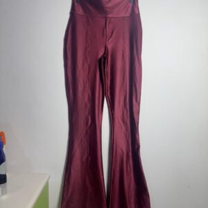 Calça Legging Flare Vinho com Cintura Alta – Absoluta – tam M