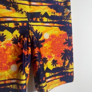 Short esportivo estampa tropical – tam G