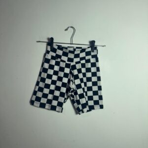 Short esportivo estampa xadrez - tam P