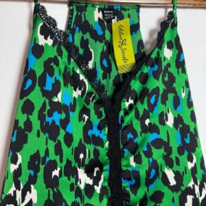 Blusa animal print com detalhes rendados – Shein – tam G