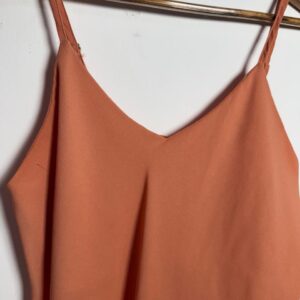 Blusa regata de alças finas salmão – tam G