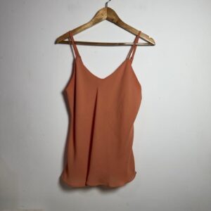 Blusa regata de alças finas salmão – tam G
