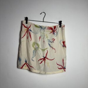 Saia Curta de seda Estampa Floral Colorida – Richards – tam 40