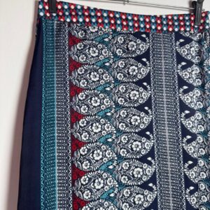 Saia Longa Estampa Étnica Barrada – Linda de Morrer – tam 40