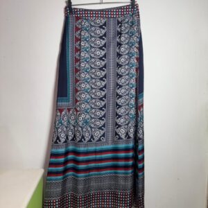 Saia Longa Estampa Étnica Barrada – Linda de Morrer – tam 40