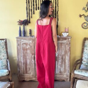 Macacão Vermelho Pantalona – Fommix – tam 46