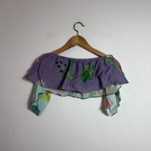 Top Cropped Cigana Estampa Tropical – tam G