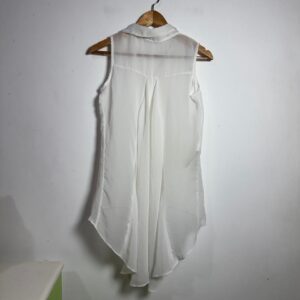 Blusa Off-White Mullet Sem Mangas – Barel – tam M