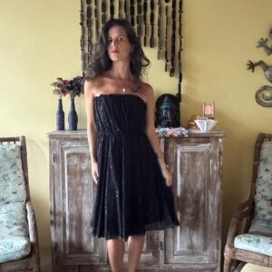Vestido Preto Curto Tomara que Caia – Cambodja – tam P