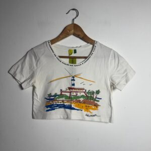 T-shirt Branca Estampa Farol da Barra Salvador – Farm – tam P