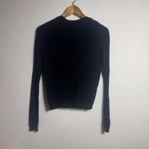 Cardigã Preto com Decote em V – Pool – tam P