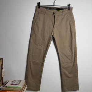 Calça Sarja Slim Cáqui – Marfinno – tam 40