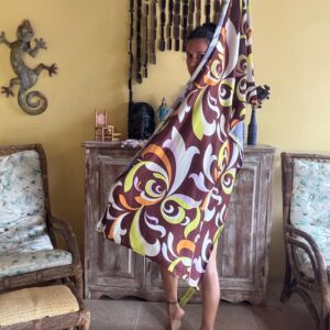 Canga Estampa Abstrata Colorida