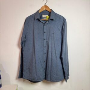 Camisa Social Slim Azul - Dudalina - tam G