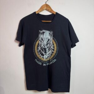 Camiseta Pantera Negra Preta - Piticas - tam P