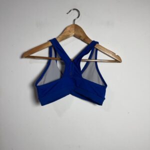 Top esportivo azul transpassado – Claramar – tam M