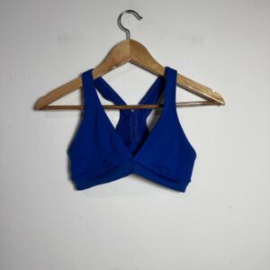 Top esportivo azul transpassado - Claramar - tam M