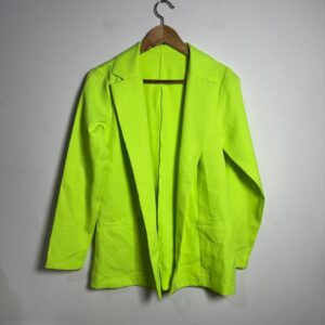 Blazer Neon Alongado e Vibrante – tam P