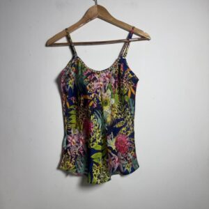 Regata estampada alças com pérolas - Vivibella - tam P