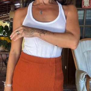 Regata branca básica nadador - La Chocolê - tam P