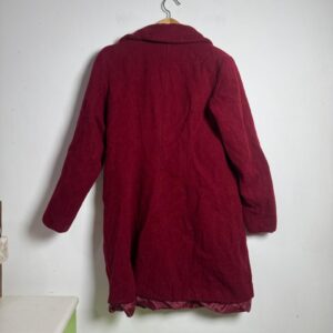 Casaco sobretudo bordô clássico texturizado – Pelles Gramado – tam M